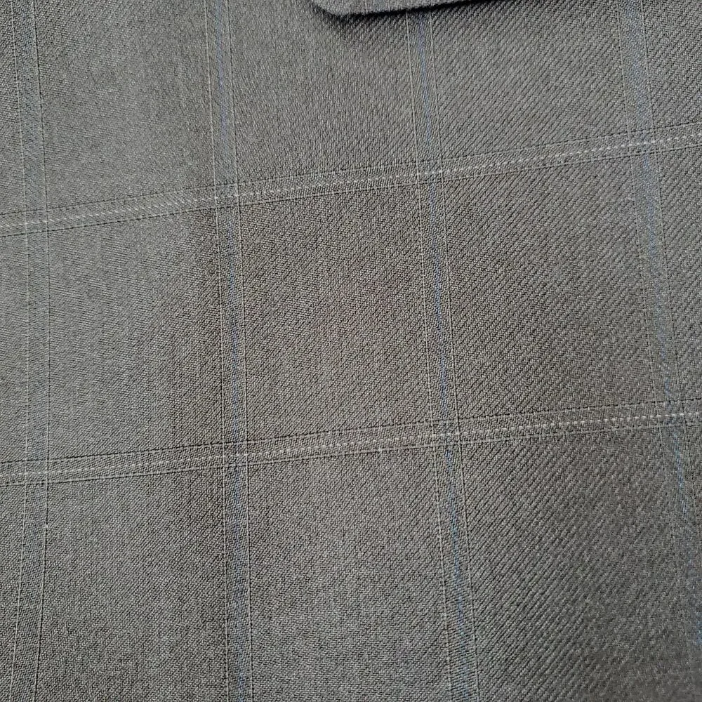 Vinci‎ Super 150's Suit Jacket Zegna Olive Window Pane Italian Men's 42L $300